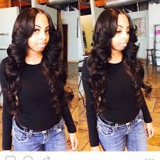 Natural Quick Weave Middle Part Wit Leave Out Theflawlessexperience Quick Weave Hairstyles Long Weave Hairstyles Straight Weave Hairstyles