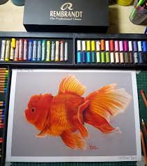 Carp fish fishing limited edition art pencil drawing print etsy. Drawing Pencil Goldfish By Veri Apriyatno Artist Facebook