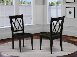 Buy online and pickup at your local at home store. Buy East West Furniture Clarksville Double X Back Kitchen Chairs In Black Finish Set Of 2 Online In Turkey B07r81xdsv