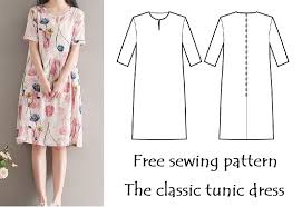 The Little Sewist The Classic Tunic Dress Pattern Dress Sewing Patterns Free Tunic Sewing Pattern Free Dress Sewing Patterns