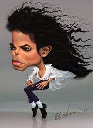 Caricatura De Michael Jackson Caricature Funny Caricatures Caricature Artist