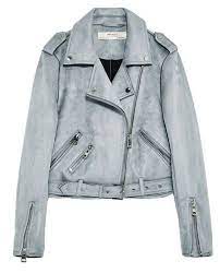 Jacket With Zips Jackets Woman Zara United Kingdom Suede Jacket Women Blue Suede Jacket Faux Suede Biker Jacket
