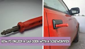 So we recommend that you handle this with extreme caution and be very delicate when handling the screwdriver. How To Unlock A Car Door With A Screwdriver Simple Guide Homenewtools