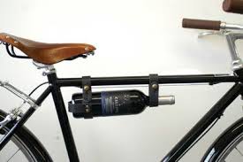 Bicycle Wine Rack Tan Leather Bike Bottle Holder Wine Rack Bike Bottle Holder Wine