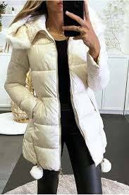 Coupeur Terrain Trou De Soufflage Doudoune Beige Fourrure Optionnel Sante Admettre