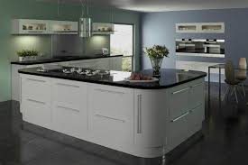 Embellish Your Kitchen With These High Gloss Finished Lumi Dove Grey Coloured Doors That Give An Elegant Look White Gloss Kitchen Gloss Kitchen Kitchen Design