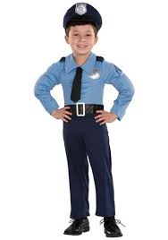 Toddler Muscle Chest Police Costume Police Costume Kids Police Costume Police Officer Halloween Costume