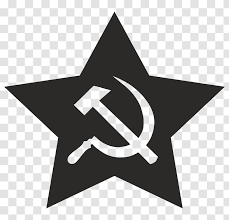 Hammer and sickle made of emojis (self.copypasta). Soviet Union Hammer And Sickle Communism Communist Symbolism Red Star Black White Transparent Png
