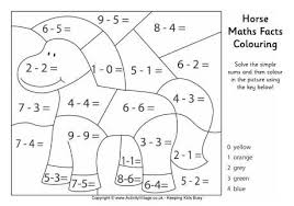 Search through 623,989 free printable colorings at getcolorings. Horse Maths Facts Colouring Page Math Coloring Worksheets Math Coloring Math Facts