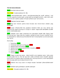 Pengamalam ini dapat dilakukan dengan berbagai cara salah satunya melalui pengurus koordinator daerah (koorda) iksass talango dalam kegiatan safari ramadhan '17. Contoh Teks Mc Buka Puasa Bersama Anak Yatim Berbagai Teks Penting
