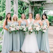 Birdy Grey Bridesmaid Dresses Real Birdy Grey Weddings Birdy Grey Mix And Match Sage Chiffon And Mesh Brid Classic Bridesmaids Dresses Mesh Bridesmaids Dress Flattering Bridesmaid Dresses