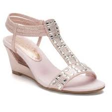 New York Transit Fancy Jewels Women S Wedge Sandals Kohls In 2020 Womens Sandals Wedges Pink Wedge Shoes Size 11 Women Shoes