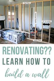 How To Build A Wall A Basic Guide To Building An Interior Wall Build A Wall Interior Walls Framing Construction