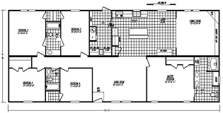 Image Result For 4 Bedroom Double Wide Jack And Jill Bathroom Mobile Homes Modular Home Floor Plans Mobile Home Floor Plans House Floor Plans
