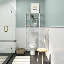 My friend asked for a ladder shelf. Profile Over The Toilet Ladder Storage Shelf