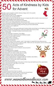 An Alternative Advent Calendar Acts Of Kindness By Kids Christmas Advent Calendar Christmas Activities For Kids Christmas Advent
