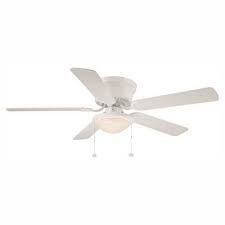 Ceiling fan lighting assemblies come in a variety of styles. Hugger 52 In Led Indoor White Ceiling Fan With Light Kit Al383led Wh The Home Depot