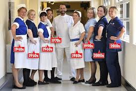 Nurses Scrub Up To Celebrate 70 Years Of Caring On Nhs Anniversary Nhs Uniforms Scrubs Nursing Nurse