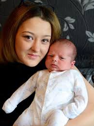 Daughter, 18, gave birth two weeks early so mum, 43, dying of Alzheimer's  could meet grandson