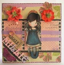 Santoro collectable rubber stamp storage case pockets. Gorjuss