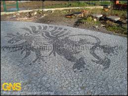 Verlegemuster Granitpflaster Granitpflastersteine Verlegen Hellgrau Granitpflaster Pflastersteine Steine