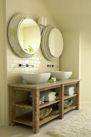 A smart cutout and bench add a practical slant to the pretty shower. Coastal Bathroom Vanities Ideas On Foter
