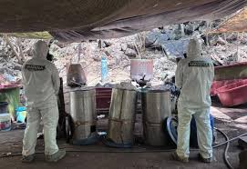 🚨El Gabinete de Seguridad federal asestó un nuevo golpe al CJNG con el  desmantelamiento de cinco laboratorios clandestinos dedicados a la  producción de metanfetamina en Jalisco, Nayarit y Sinaloa. Uno de los
