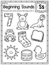 Beginning Sounds Worksheet Letter S These Beginning Sounds Worksheets Are A Great Way F Beginning Sounds Worksheets Phonics Kindergarten Preschool Worksheets