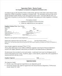 Collection Of Solutions For Employee Separation Notice Template On ...