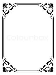 Bathroom Mirror Clipart Black And White Art Nouveau Ornamental Decorative Frame Stock Photo Art Deco Borders Frame Decor Art Nouveau