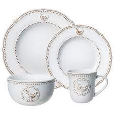 Safe for dishwasher, microwave and warm oven. 32 Piece Dinnerware Set Farmhouse Dinnerware Sets Farmhouse Dinnerware Dinnerware Set