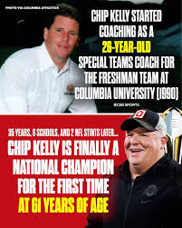 Chip Kelly is finally a national champion 🏆