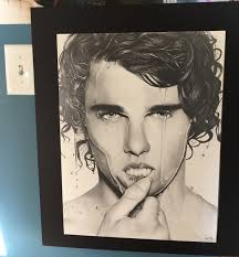 Jay Alvarrez Pencil Drawing