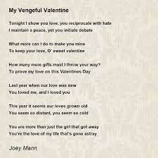 My vengeful valentine