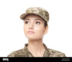 Us female soldier combat hi-res stock photography and images