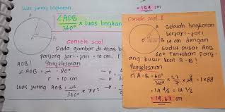 Contoh soal luas juring lingkaran ini dapat diselesaikan dengan rumus tertentu. Luas Juring Lingkaran Harus Di Kuadrat Ngga Yang Di Post It Oren Apa Harusnya Tex Brainly Co Id