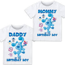 Nickelodeon blues clues birthday party game blue house ages 2+ 3 pack new! Amazon Com Blues Clues Birthday Shirt Blues Clues Birthday Tshirt Blues Clues Birthday Shirts Blues Clues Theme Party Shirts Blues Clues Matching Shirts Blues Clues Tshirt Handmade