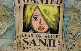 Wanted is writtén in bold ánd uppercase letters abové the image. One Piece Sanji Wanted Anime Text Representation Human Representation Hd Wallpaper Anime Wall Art One Piece Pictures Anime