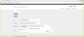 It is optimized for mobile devices and supports most of the modern protocols. Sending An E Mail With Attachment Using Asp Net Mvc