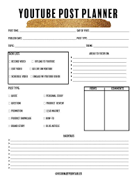 Beauty Blogger Kit Beauty Blogger Forms Beauty Blogging Etsy Start Youtube Channel Youtube Business Youtube Channel Ideas