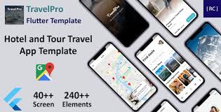 Flutter Hotel And Tour Travel App Template In Flutter Travelpro In 2020 App Template Travel App Instagram Frame Template
