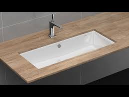 73″ white rose double vanity top. Undercounter Washbasin With Overflow Installation Puro Silenio And Classic Kaldewei Youtube