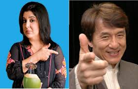 फराह ने अपनी उंगलियों पर नचाकर जैकी चैन का नाम बदल कर रखा 'जैकी जैक्सन',  जानें क्या है पूरा माजरा?