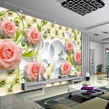 Find below a collection of some attractive diy wall art & wall paint designs, you can check them on google, and follow instructions to make a design. Custom Any Size Photo Wallpaper 3d Wall Decor For Living Room Modern Simple And Stylish 3d Rose Painting Wall Mural Wallpapers Buy At The Price Of 25 15 In Dhgate Com Imall Com