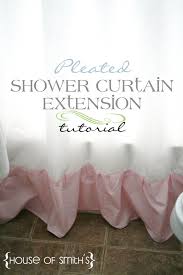Shower Curtain Extension Tutorial Pink Pretty Fun Showercurtain Houseofsmiths Interior Decorating Blog Diy On A Budget Curtains