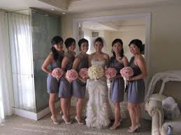 Love The Style Of The Bm Dress The Color The Bouquets Of All The Same Flower Lo Wedding Dress Inspiration Queen Wedding Dress Bridesmaids Dress Inspiration