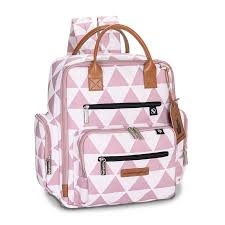 Mochila De Maternidade Urban Manhattan Rosa Masterbag Baby Bolsa De Bebe Menina Malas Fofas Bolsa De Bebe
