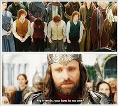 You Bow To No One Bwaaaaah I M Bawling Return Of The King Quotes King Quotes Hobbit Quotes Scenes
