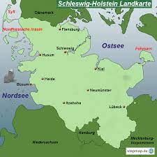 Die landesverwaltung bietet attraktive arbeitsplätze in den unterschiedlichsten berufen. Stepmap Schleswig Holstein Landkarte Landkarte Fur Deutschland