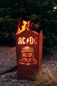 Edelrost Feuerkorb Acdc Back In Black Feuerkorb Edelrost Feuertonnen